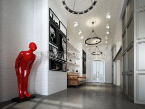 现代影楼摄影工作室3d模型